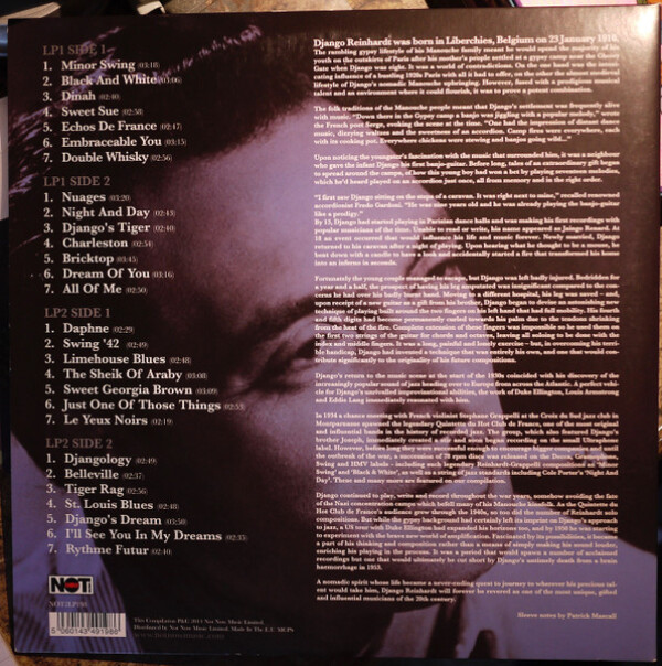 Django Reinhardt: THE DJANGO REINHARDT ANTOLOGY - LP