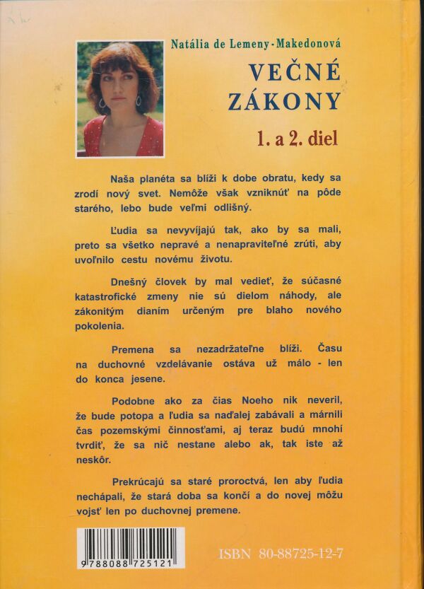 Natália de Lemeny Makedonová: Večné zákony 1. a 2. diel
