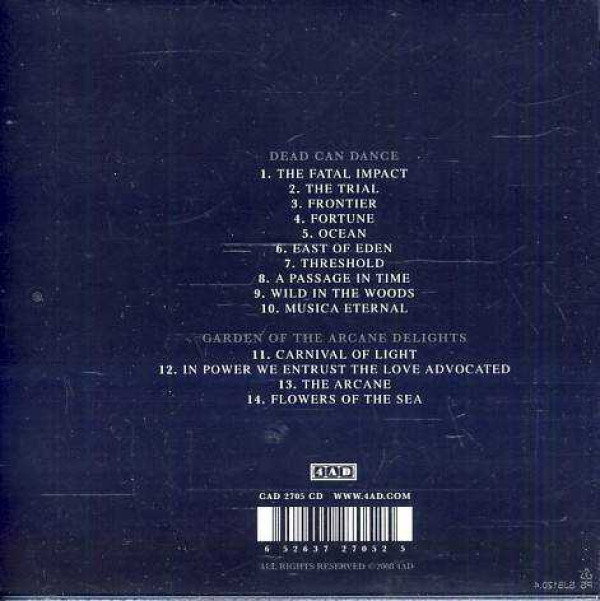 Dead can dance: GARDEN OF THE ARCANE DELIGHTS