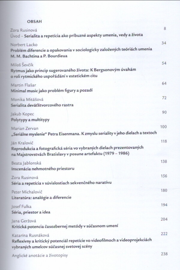 KOlektív autorov: SERIALITA A REPETÍCIA