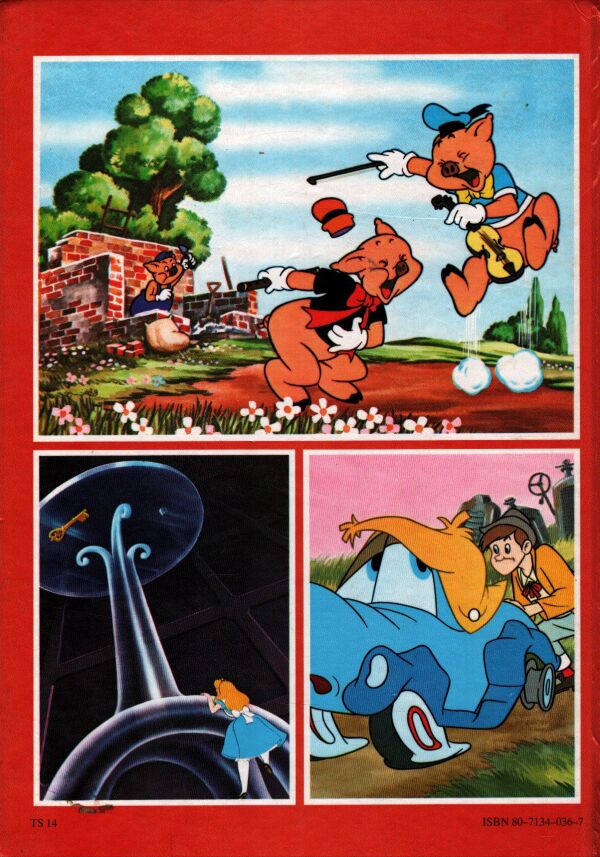 Walt Disney: ALICA V KRAJINE ZÁZRAKOV, TRI PRASIATKA, ZUZI. MALÉ MODRÉ AUTÍČKO