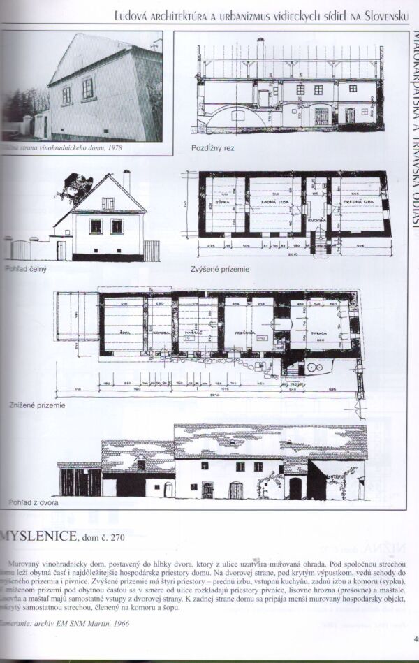 ĽUDOVÁ ARCHITEKTÚRA A URBANIZMUS VIDIECKYCH SÍDIEL NA SLOVEN