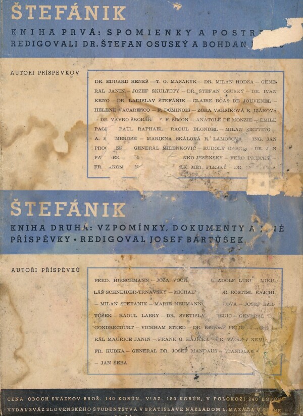 Štefan Osuský, Bohdan Pavlů: ŠTEFÁNIK 1 + 2