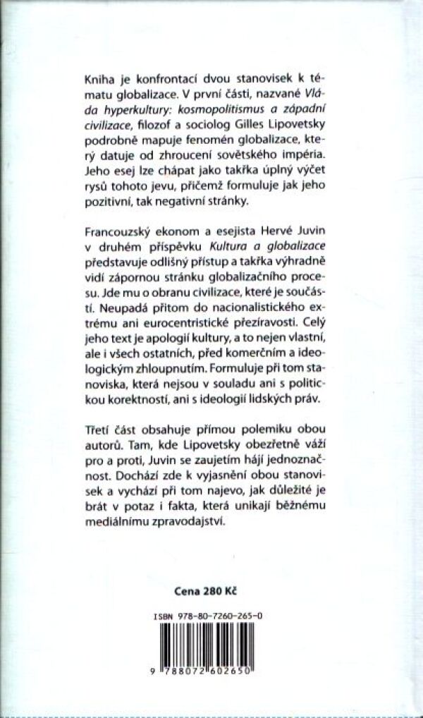 Hervé Juvin, Gilles Lipovetsky: GLOBALIZOVANÝ ZÁPAD