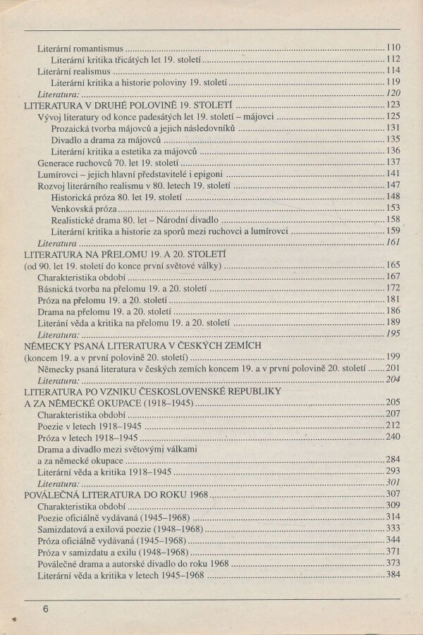 J. Galík a kol.: Panorama české literatury