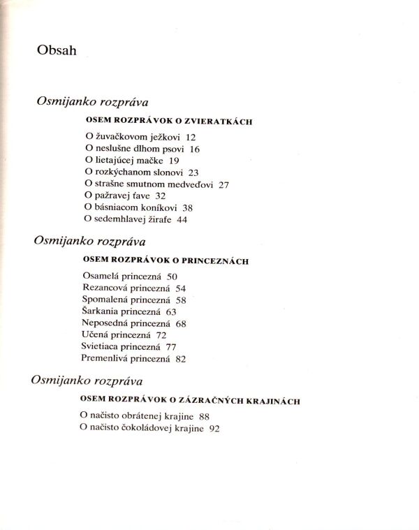 Krista Bendová: OSMIJANKOVE ROZPRÁVKY