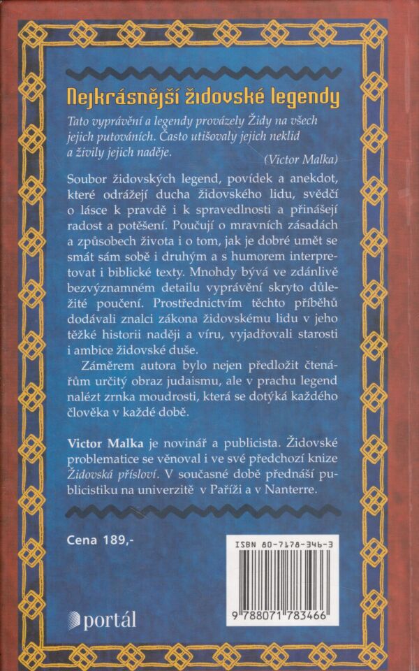 Victor Malka: NEJKRÁSNĚJŠÍ ŽIDOVSKÉ LEGENDY