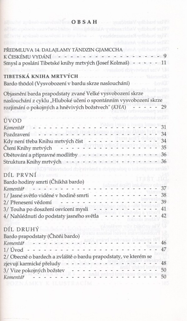 Bardo Thodöl: TIBETSKÁ KNIHA MRTVYCH