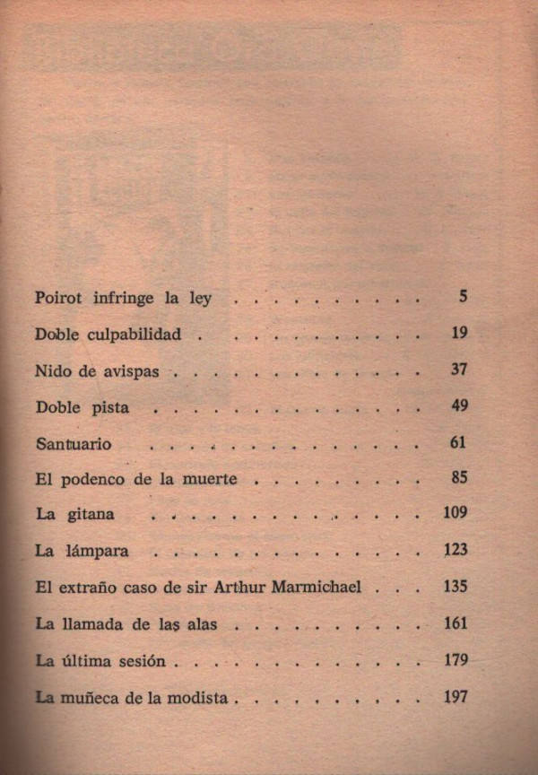 Agatha Christie: POIROT INFRINGE LA LEY