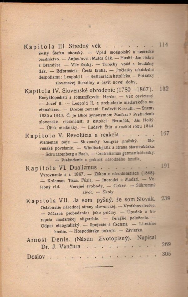 A. Denis: SLOVÁCI