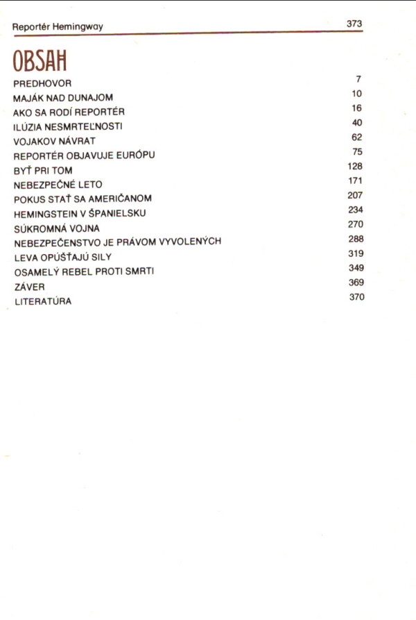 Drahoslav Machala, Ivan Machala: REPORTÉR HEMINGWAY
