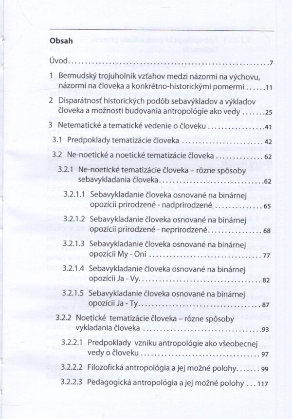 Branislav Malík: ÚVOD DO FILOZOFICKEJ A PEDAGOGICKEJ ANTROPOLÓGIE