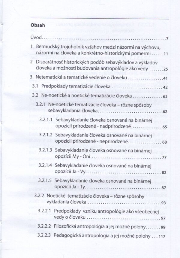 Branislav Malík: ÚVOD DO FILOZOFICKEJ A PEDAGOGICKEJ ANTROPOLÓGIE