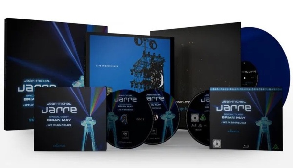 Jean-Michel Jarre: LIVE IN BRATISLAVA - 2 CD + 1 LP + Blu-Ray