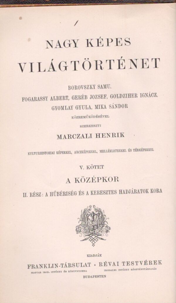 NAGY KÉPES VILÁGTÖRTÉNET 5