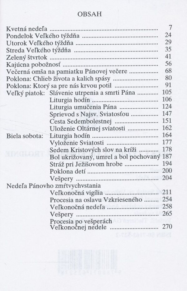 Veľký týždeň a Veľkonočné trojdnie