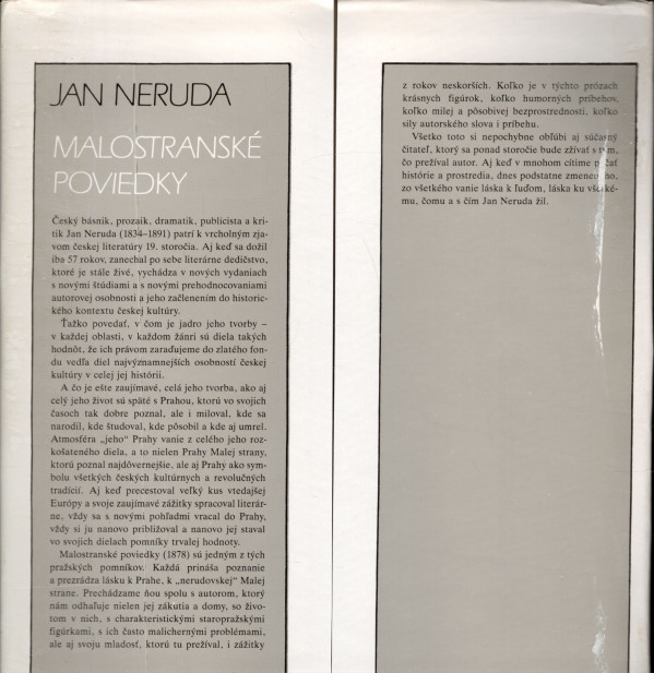 Ján Neruda: MALOSTRANSKÉ POVIEDKY