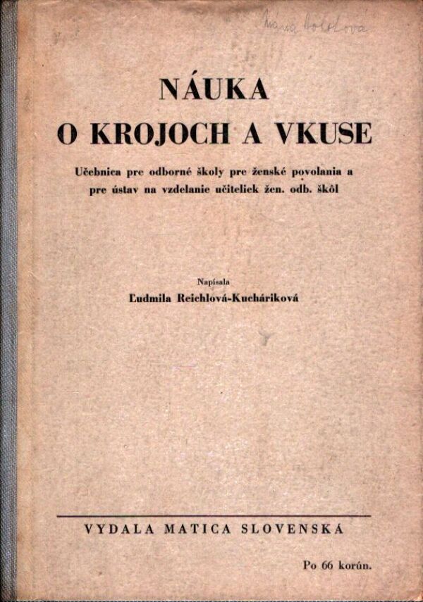 Ľudmila Reichlová-Kucháriková: