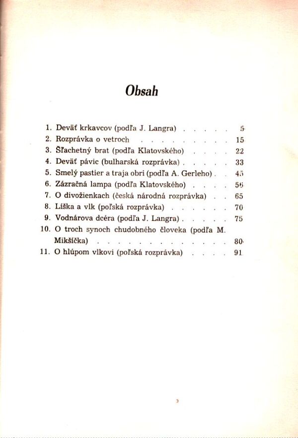 Mária Dub, Ján Dub: DEVÄŤ KRKAVCOV