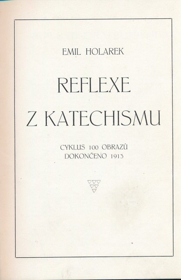 E. Holárek: REFLEXE Z KATECHISMU