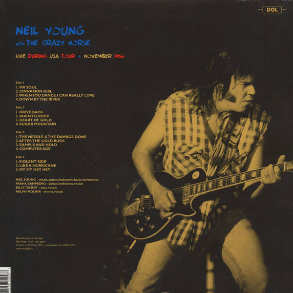 Young Neil: LIVE DURING USA TOUR 1986 - 2 LP