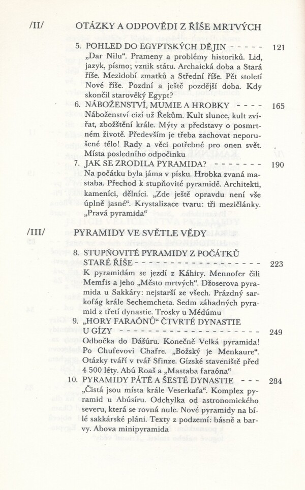 Vojtěch Zamarovský: JEJICH VELIČENSTVA PYRAMIDY