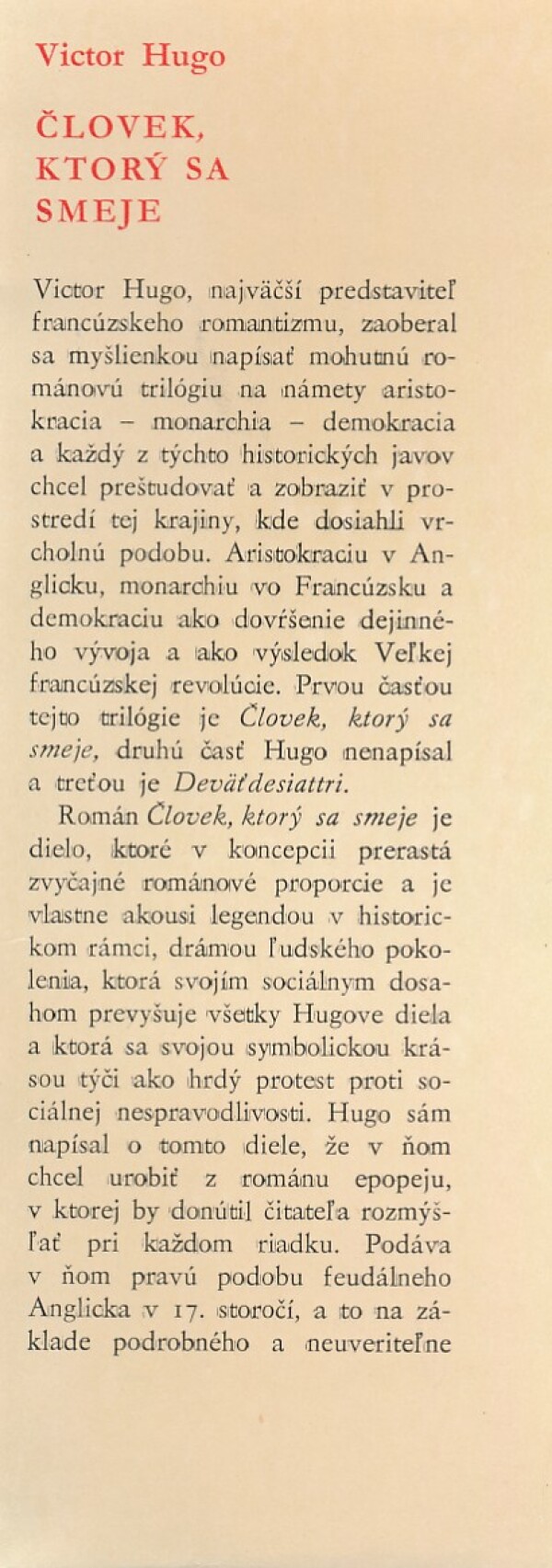 Victor Huko: ČLOVEK, KTORÝ SA SMEJE