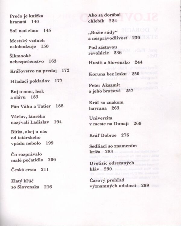 Matúš Kučera: SLOVENSKO V DOBÁCH STREDOVEKÝCH