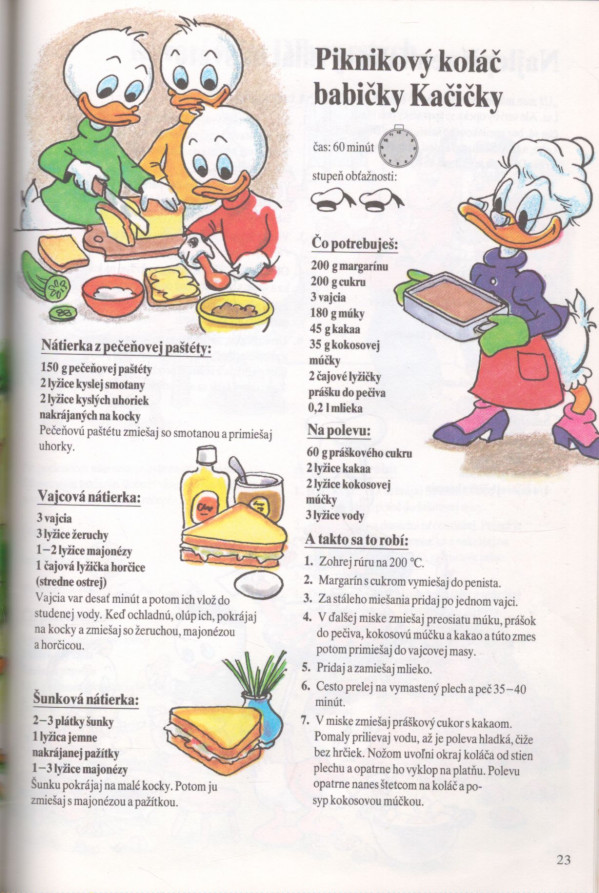 Walt Disney: KUCHÁRSKA KNIHA KÁČERA DONALDA
