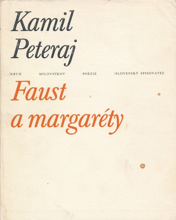 Kamil Peteraj: FAUST A MARGARÉTY