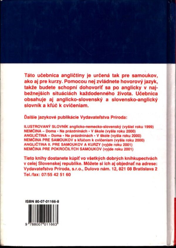Eva Zábojová, kol: ANGLIČTINA I. PRE SAMOUKOV A KURZY