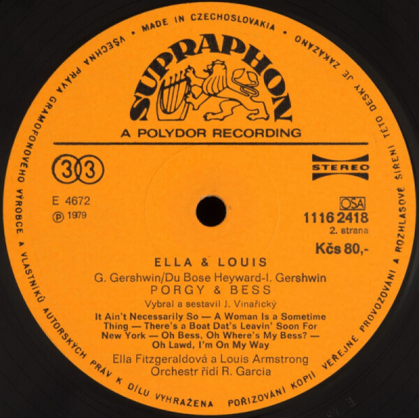 Ella Fitzgerald, Louis Armstrong: PORGY & BESS - LP