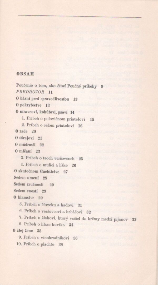 Peter Alfons: POUČNÉ PRÍBEHY