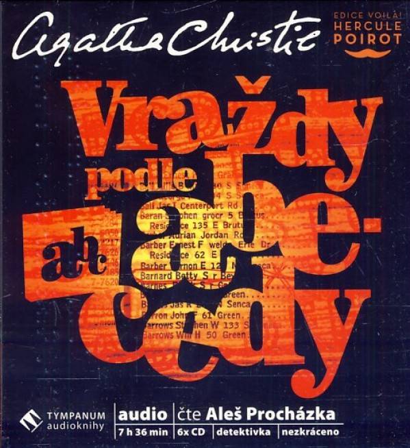 Agatha Christie: VRAŽDY PODLE ABECEDY - AUDIOKNIHA - 6 CD