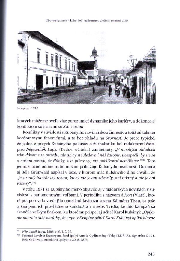 József Demmel: SLOVÁCI A MAĎARI NA POHRANIČÍ DVOJITEJ IDENTITY