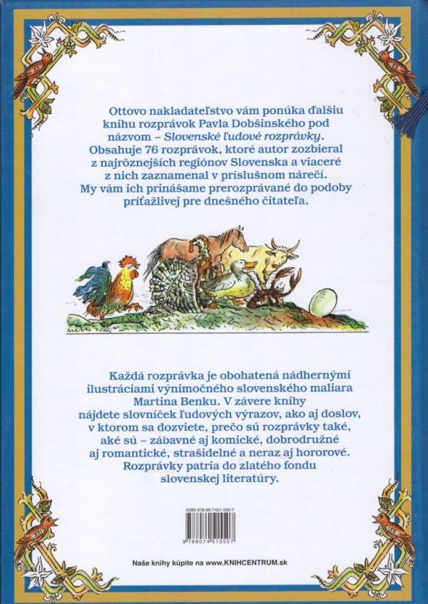 Pavol Dobšinský: SLOVENSKÉ ĽUDOVÉ ROZPRÁVKY
