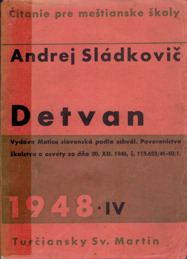 Andrej Sládkovič: DETVAN