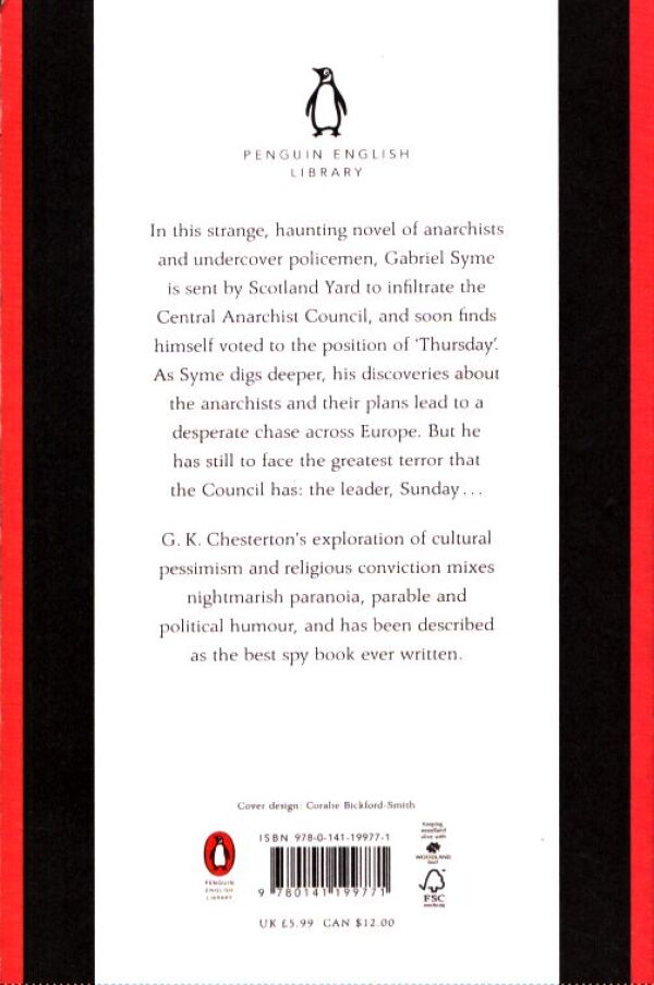 G. K. Chesterton: THE MAN WHO WAS THURSDAY