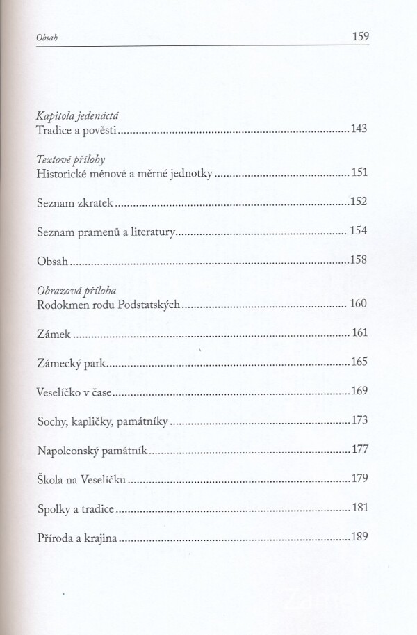 Lucie Pazderová: KAPITOLY Z DĚJIN VESELÍČKA