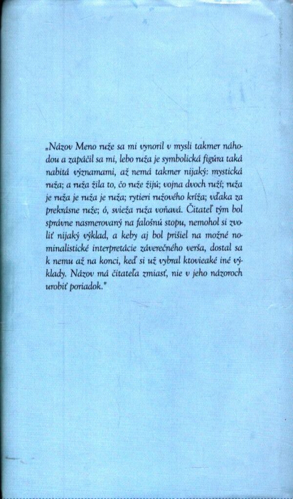 Umberto Eco: MENO RUŽE