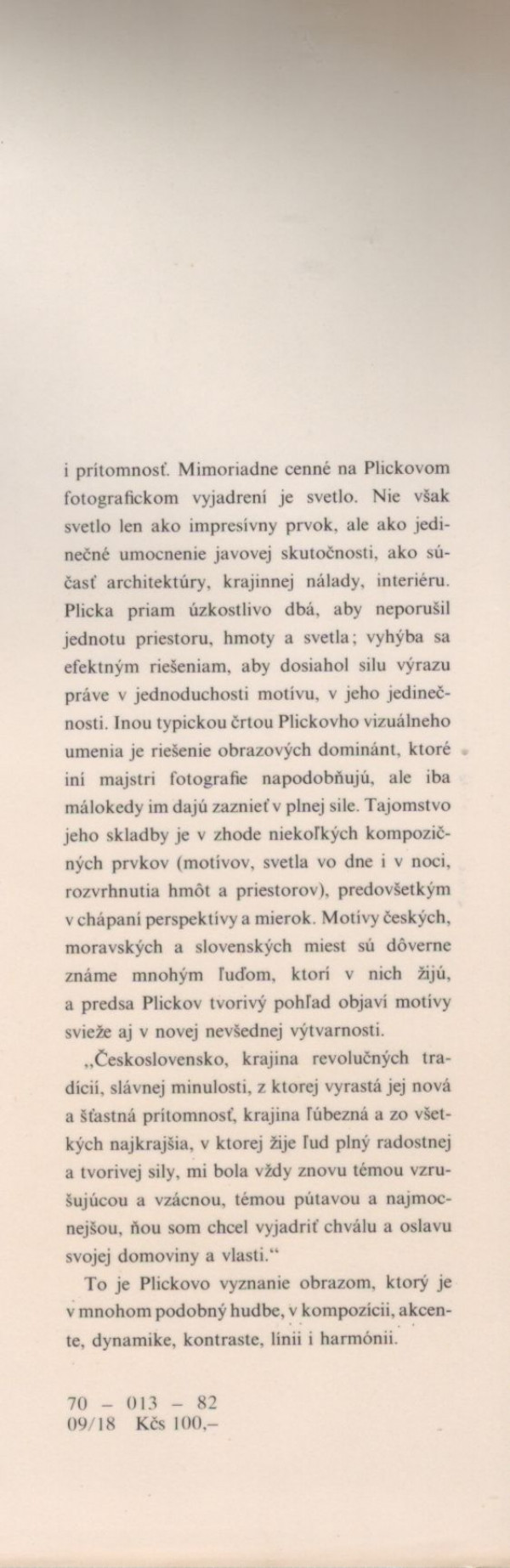 Karel Plicka: ČESKOSLOVENSKO