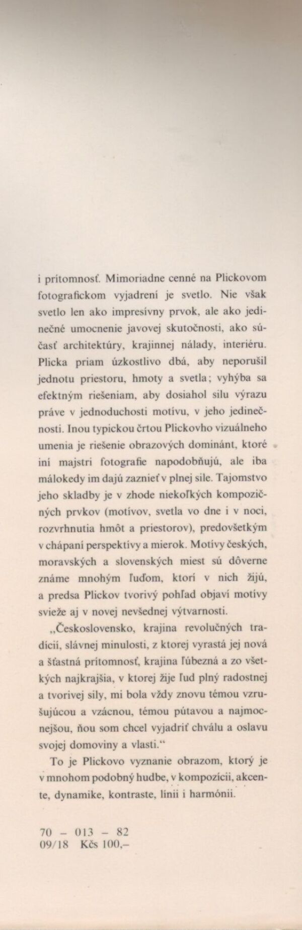 Karel Plicka: ČESKOSLOVENSKO