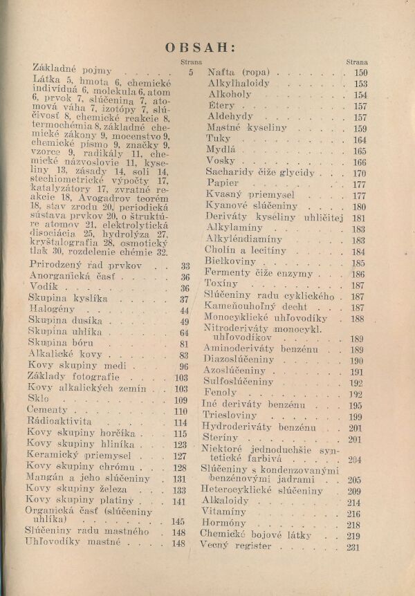 Ladislav Cicvárek: Prehľad chémie anorganickej i organickej