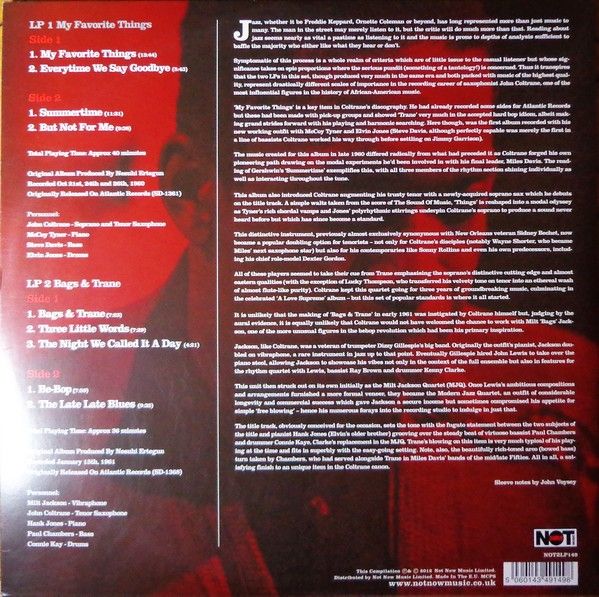 John Coltrana: MY FAVOURITE THINGS - LP