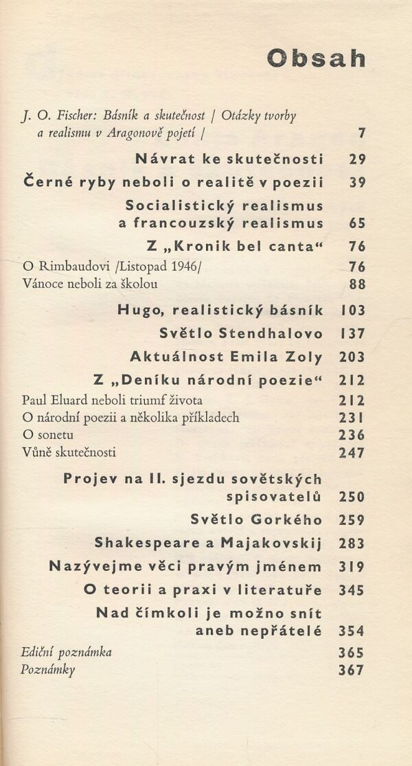 Louis Aragon: Básník a skutečnost