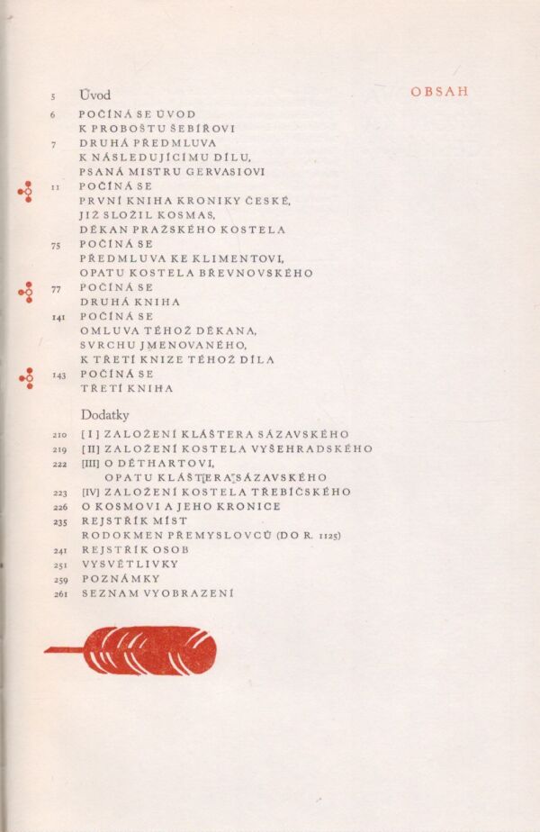 KOSMOVA KRONIKA ČESKÁ