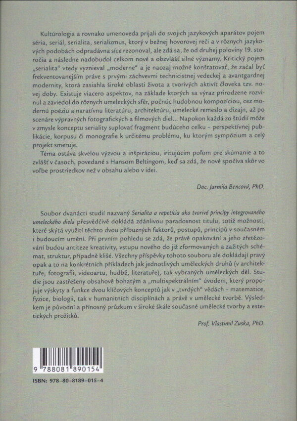 KOlektív autorov: SERIALITA A REPETÍCIA