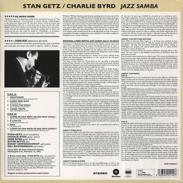 Stan Getz, Charlie Byrd: JAZZ SAMBA - LP