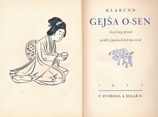 Klabund: GEJŠA O-SEN