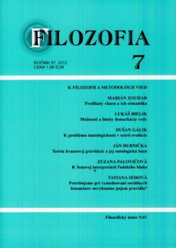 FILOZOFIA 7/2012